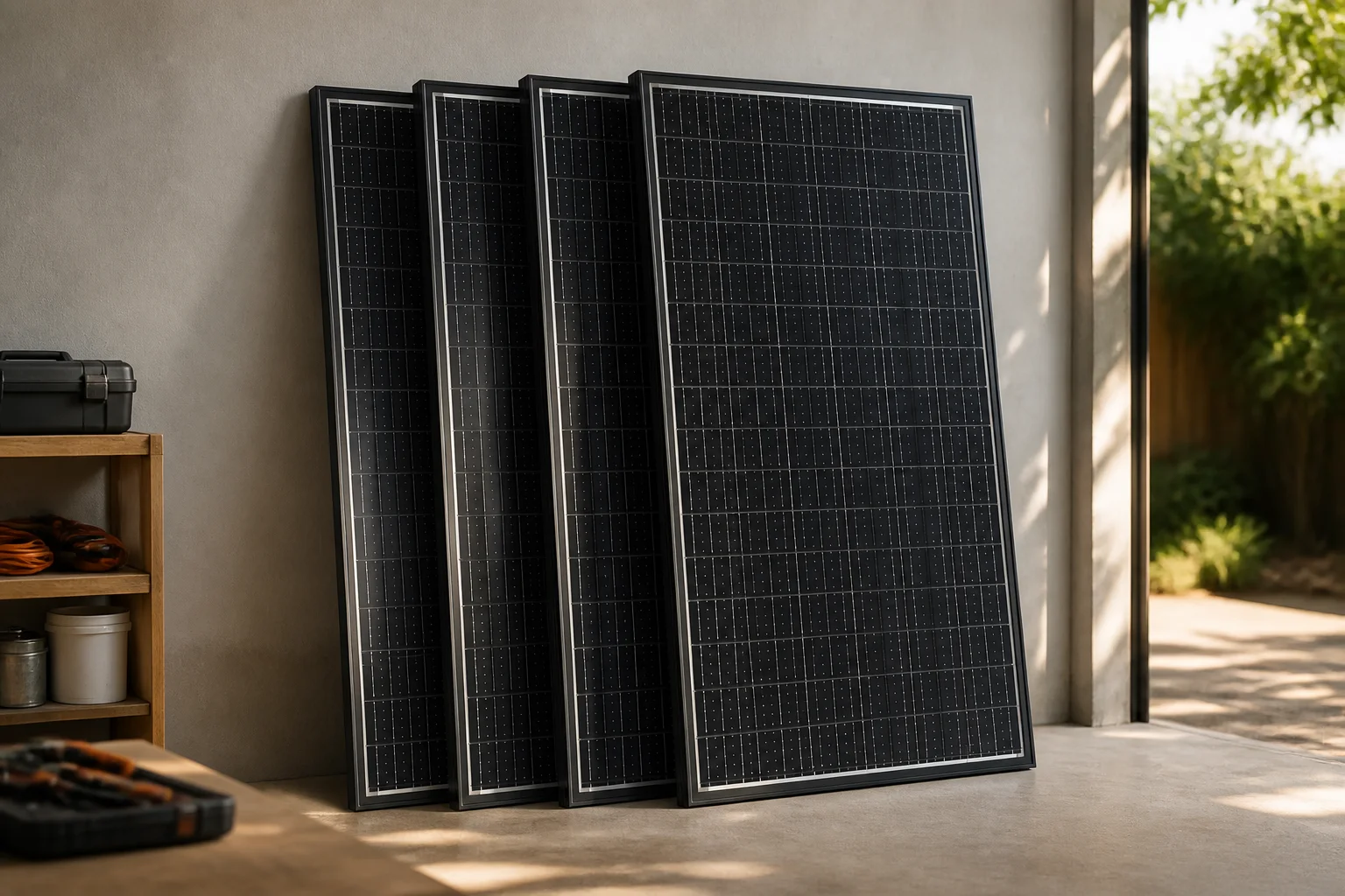 100W Monocrystalline Solar Panel with Rigid Design