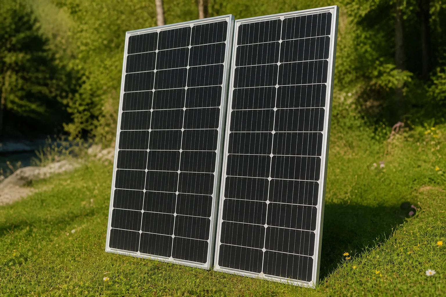 120W 18V Solar Panel with Tempered Glass