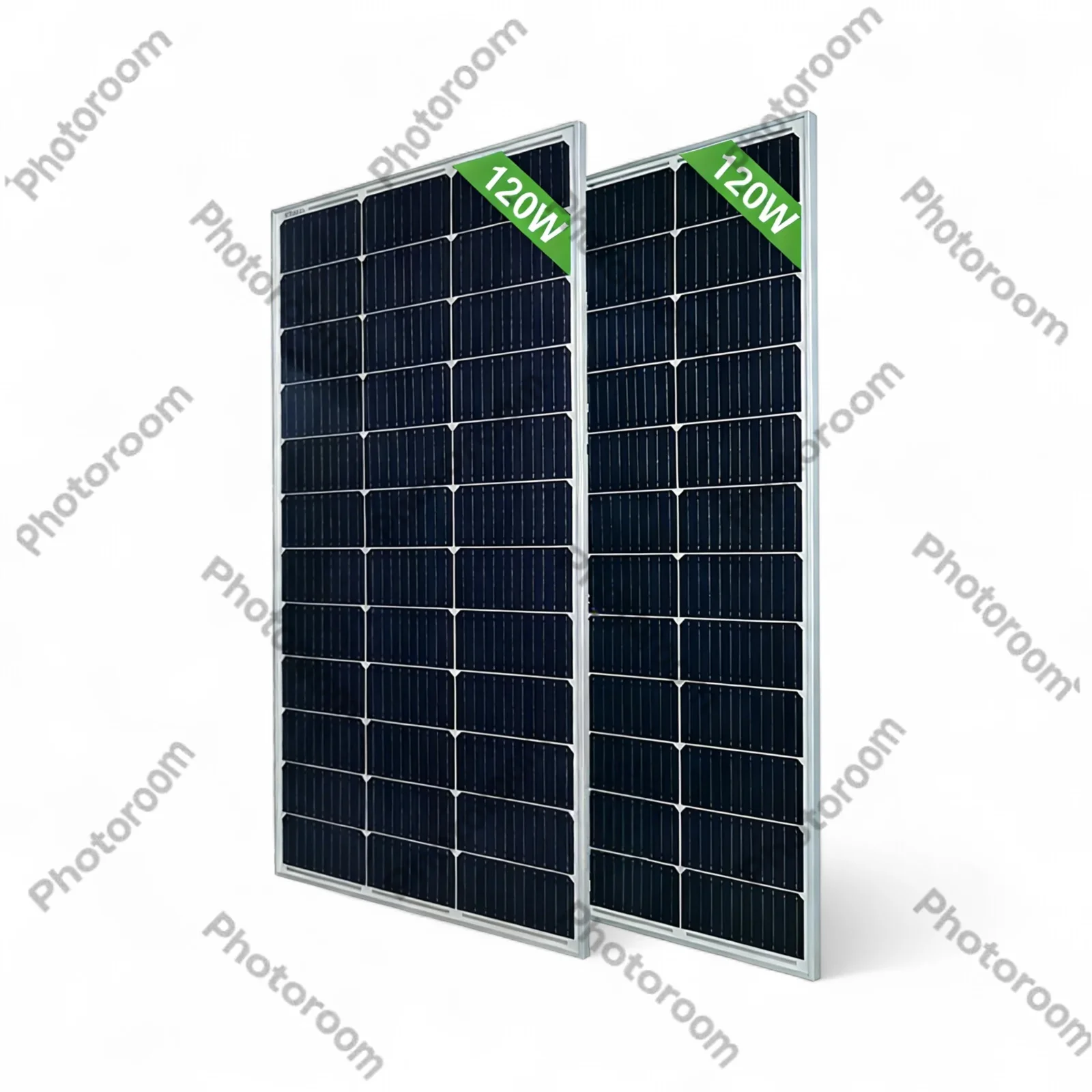 120W 18V Solar Panel with Tempered Glass